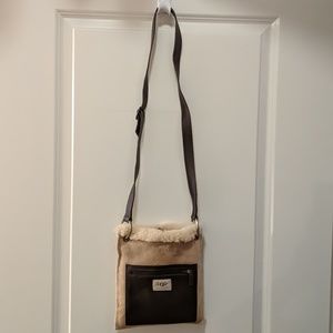 EUC Ugg Purse - Suede with Sheepskin Lining